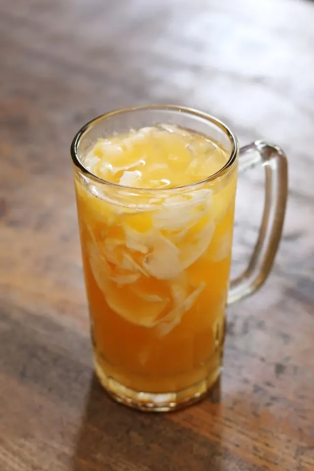 Foto Es Kelapa Muda Jeruk