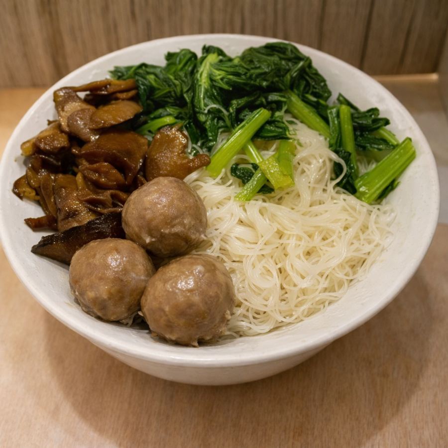 Foto Bihun Ayam Jamur Baso Regular