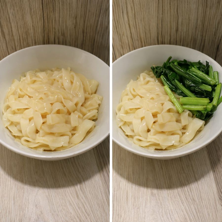 Foto Kwetiau Polos / Kwetiau Sayur Regular