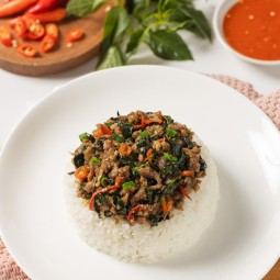 Foto Nasi Ayam Tumis Kemangi
