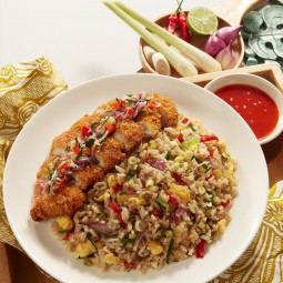 Foto Nasi Goreng Katsu Matah