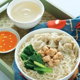 Foto Bihun Pangsit Rebus