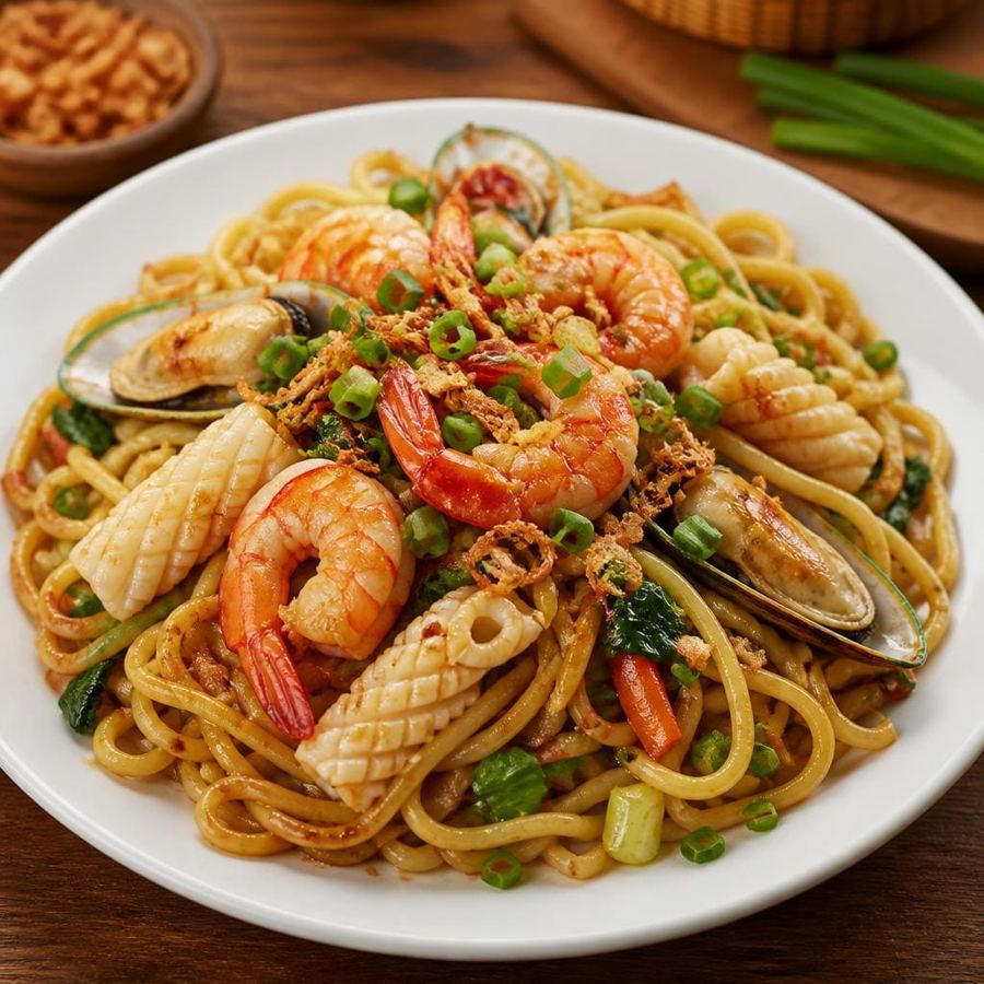 Foto Bakmi Golek Bakmi Goreng Seafood
