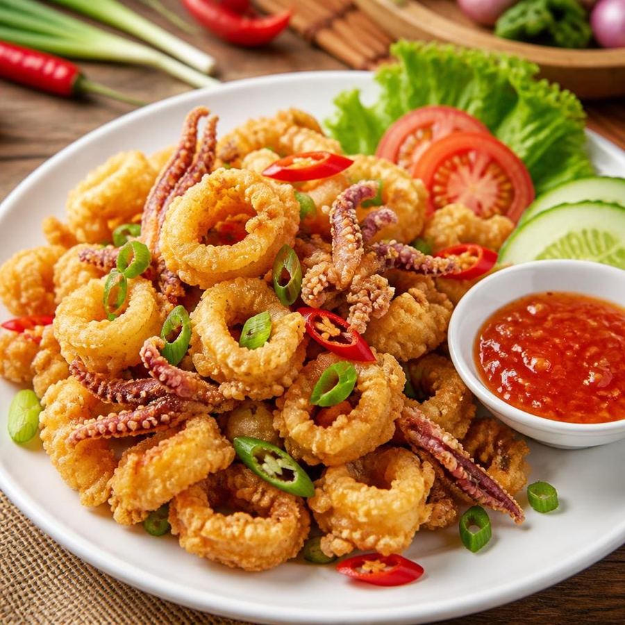 Foto Bakmi Golek Cumi Goreng Tepung