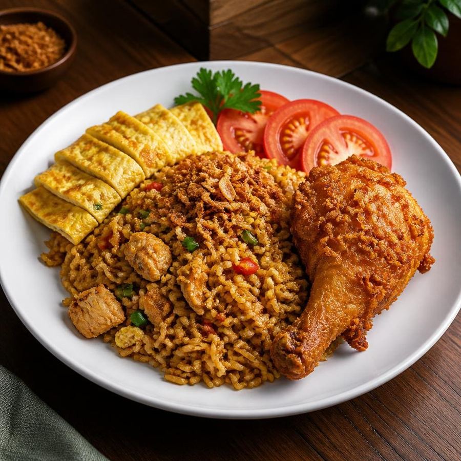 Foto Bakmi Golek Nasi Goreng Ayam Spesial