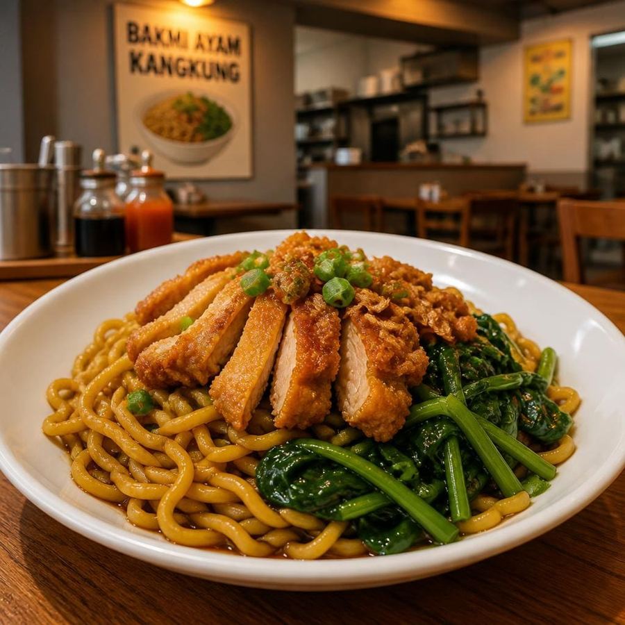 Foto Bakmi Golek Bakmi Ayam Kangkung