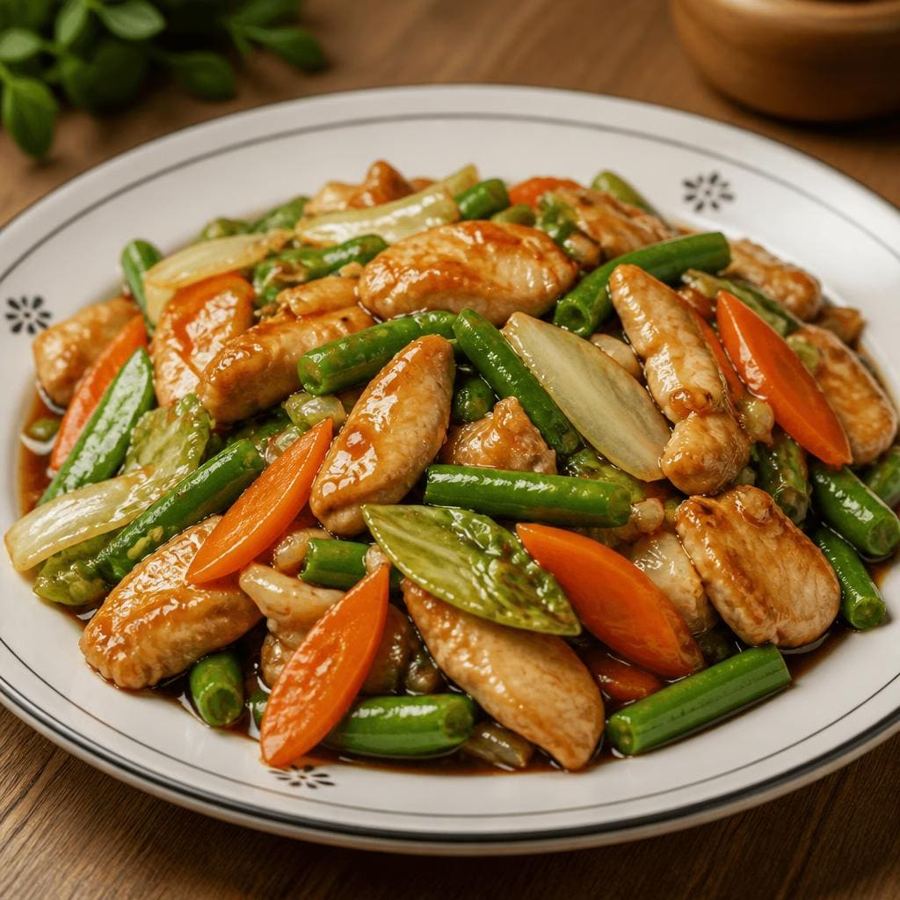Foto Bakmi Golek Capcay Goreng Ayam
