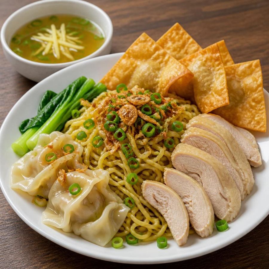 Foto Bakmi Golek Bakmi Ayam Pangsit Rebus