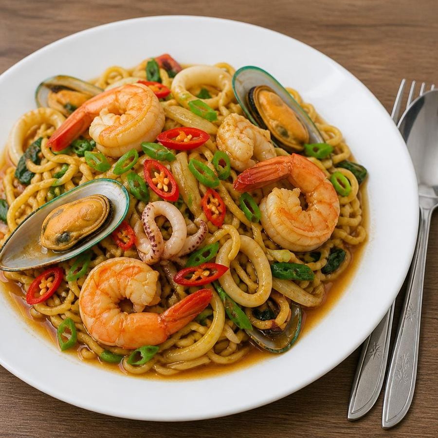 Foto Bakmi Golek Bakmi Masak Seafood