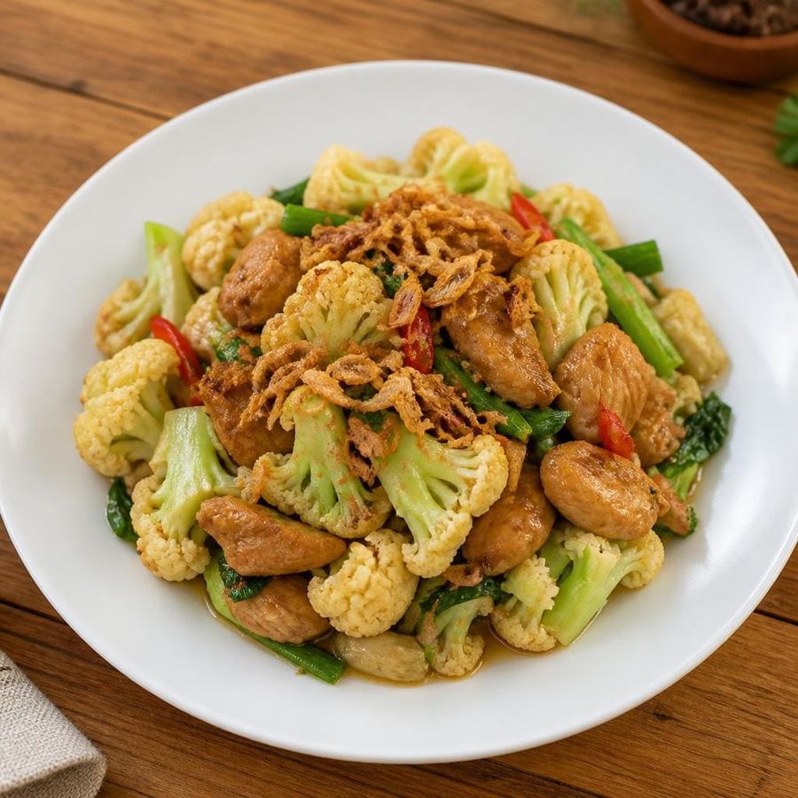Foto Bakmi Golek Kembang Kol Cah Ayam