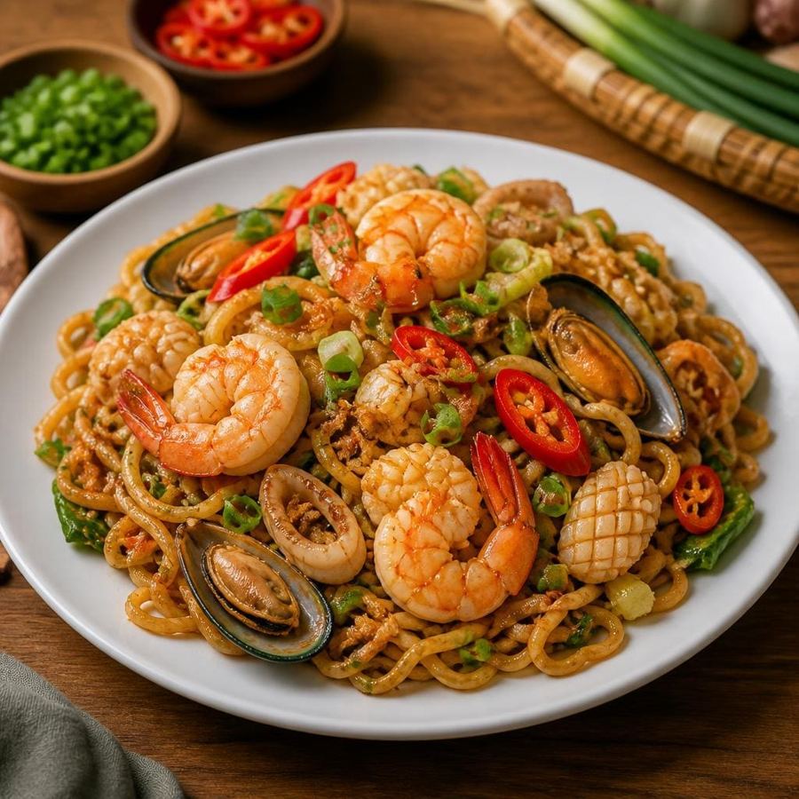 Foto Bakmi Golek Bakmi Goreng Seafood Spesial