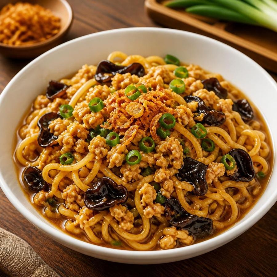 Foto Bakmi Golek Bakmi Ayam Cah Jamur