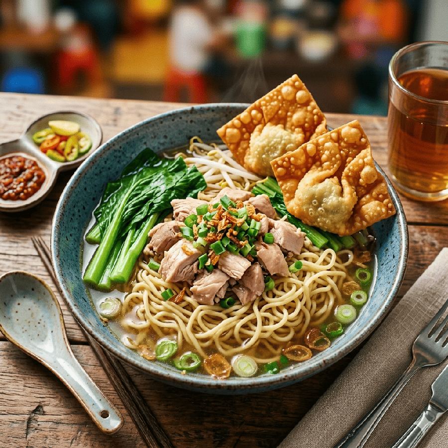 Foto Bakmi Pangsit Goreng