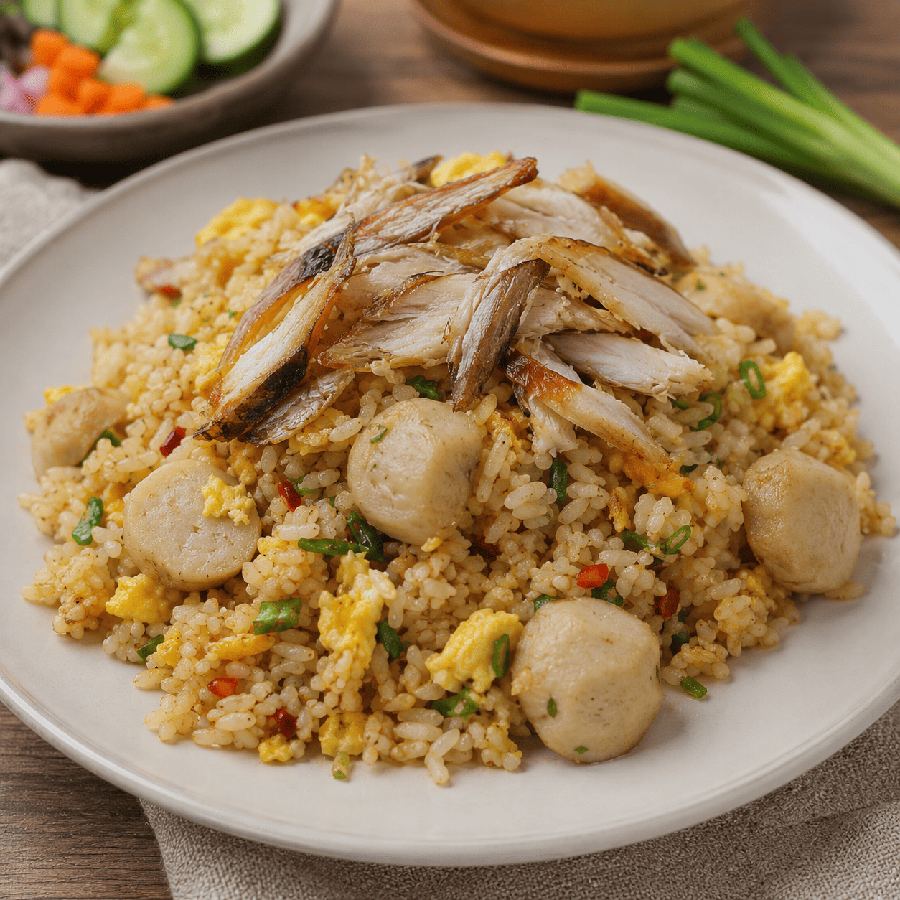 Foto Nasi Goreng Ikan Asin