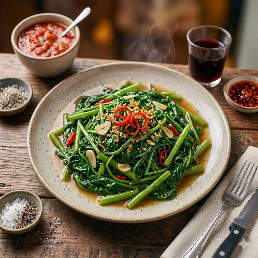 Foto Kangkung Cah Polos