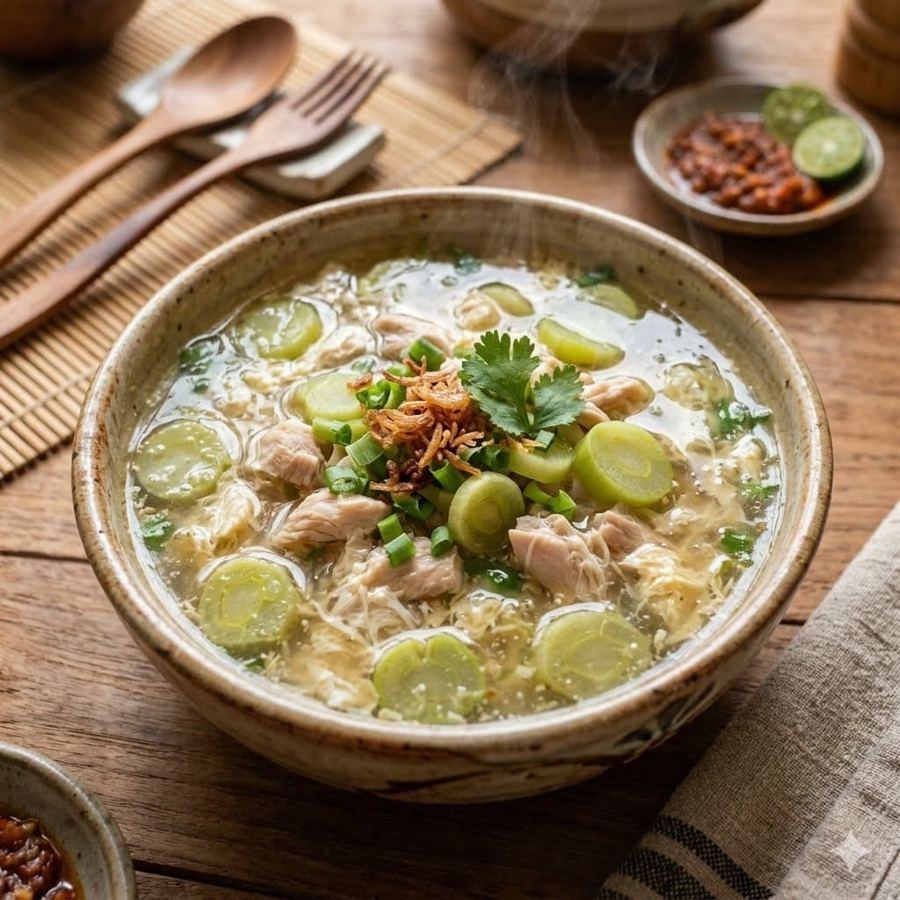 Foto Sup Asparagus Ayam Small