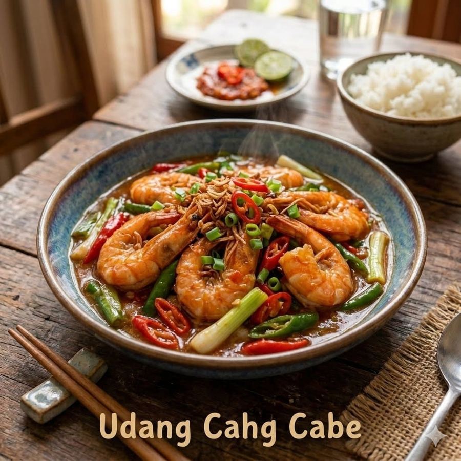 Foto Udang Cah Cabe