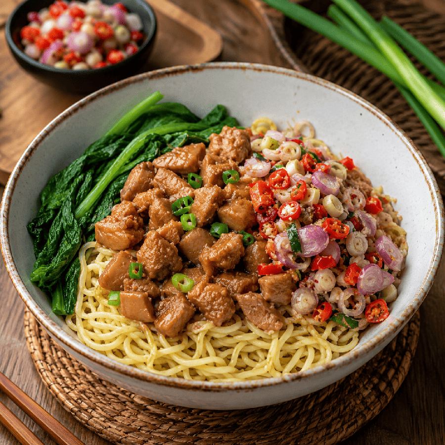 Foto Bakmi Ayam Sambal Matah