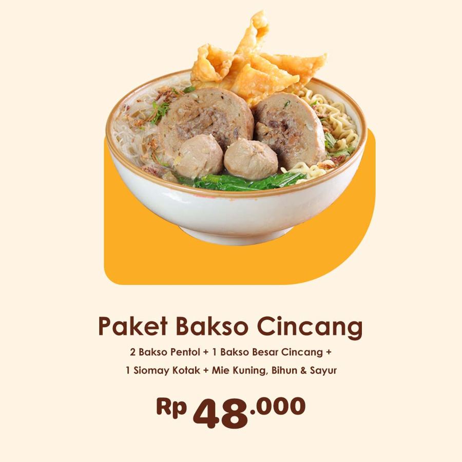 Foto Paket Bakso Besar Cincang
