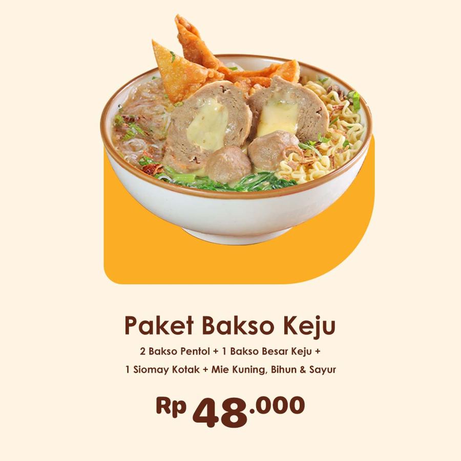 Foto Paket Bakso Besar Keju