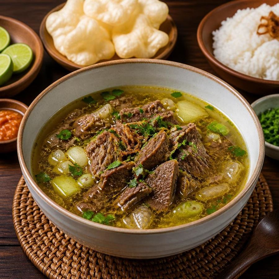 Foto Soto Daging dari Bakso Lapangan Tembak Senayan