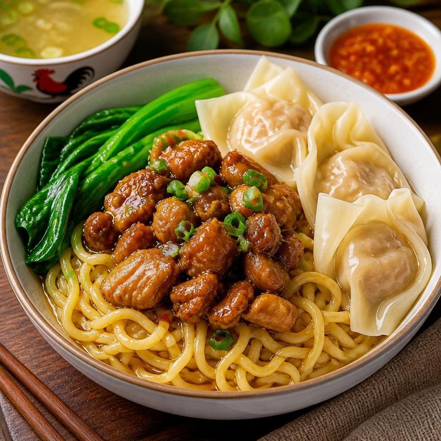 Foto Mie Ayam Pangsit dari Bakso Lapangan Tembak Senayan