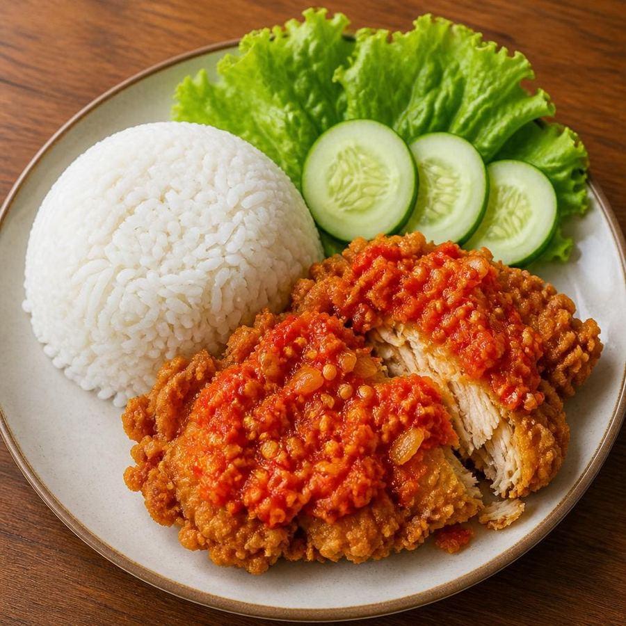 Foto Nasi Ayam Geprek dari Bakso Lapangan Tembak Senayan