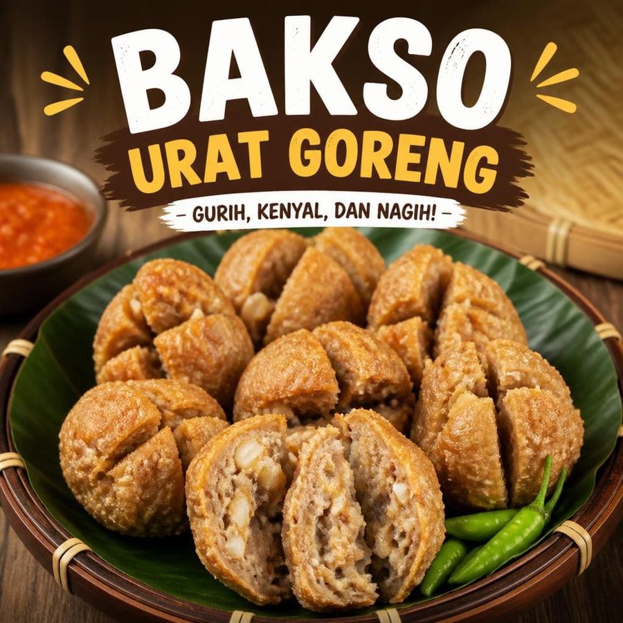 Foto Bakso Urat Goreng dari Bakso Lapangan Tembak Senayan