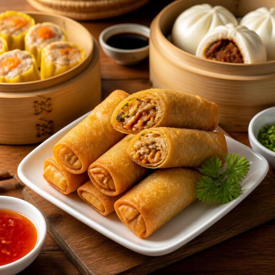 Foto Dimsum Lumpia dari Bakso Lapangan Tembak Senayan