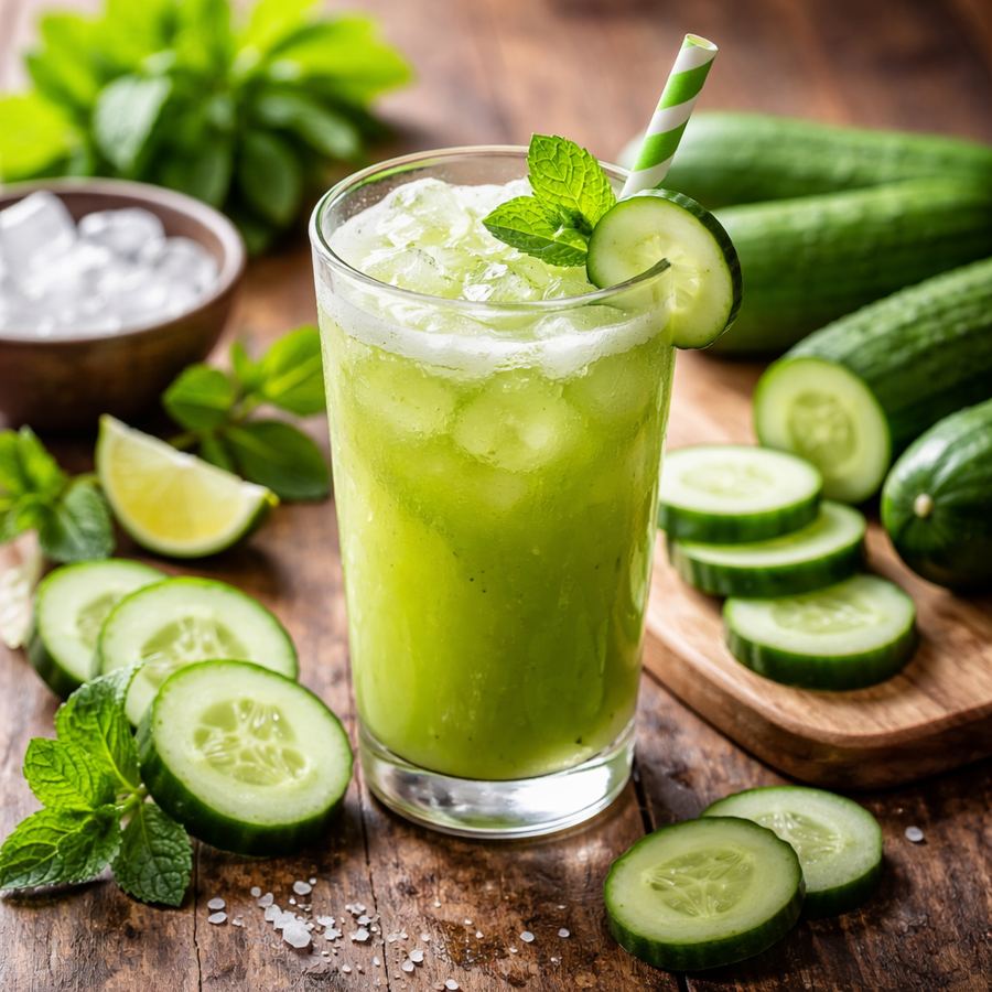 Foto Juice Timun segar