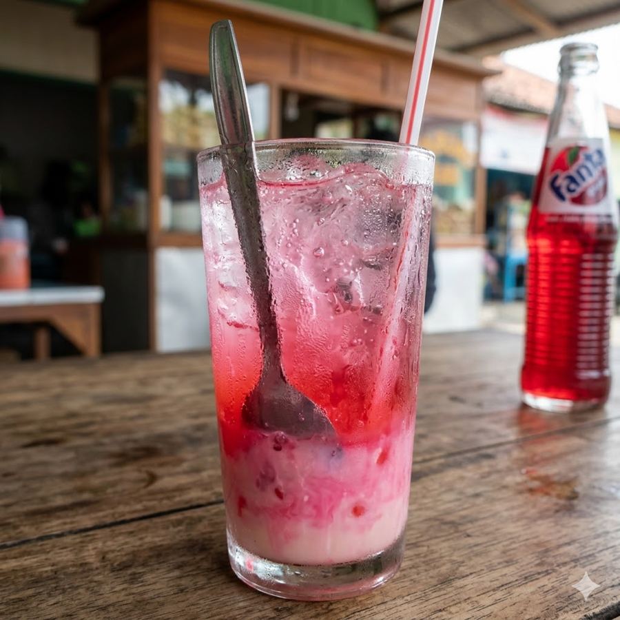 Foto Soda susu dingin
