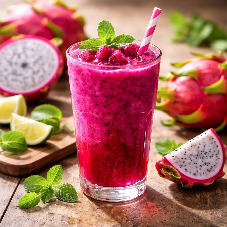 Foto Juice Buah Naga segar