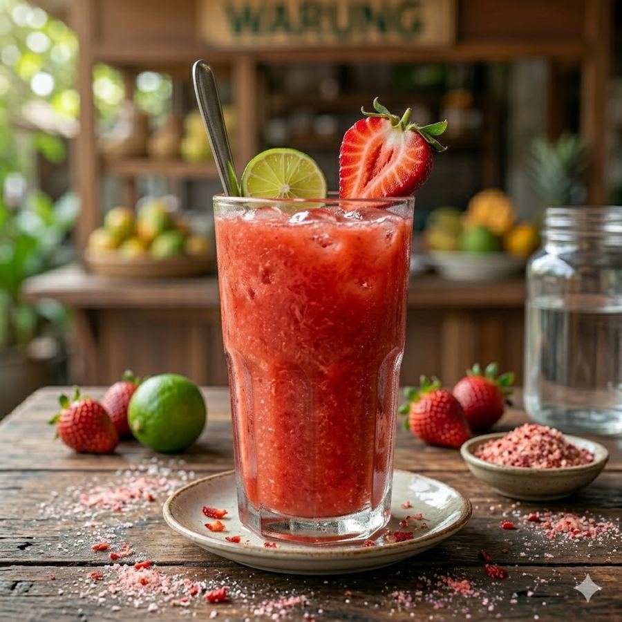 Foto Juice Strawberry segar