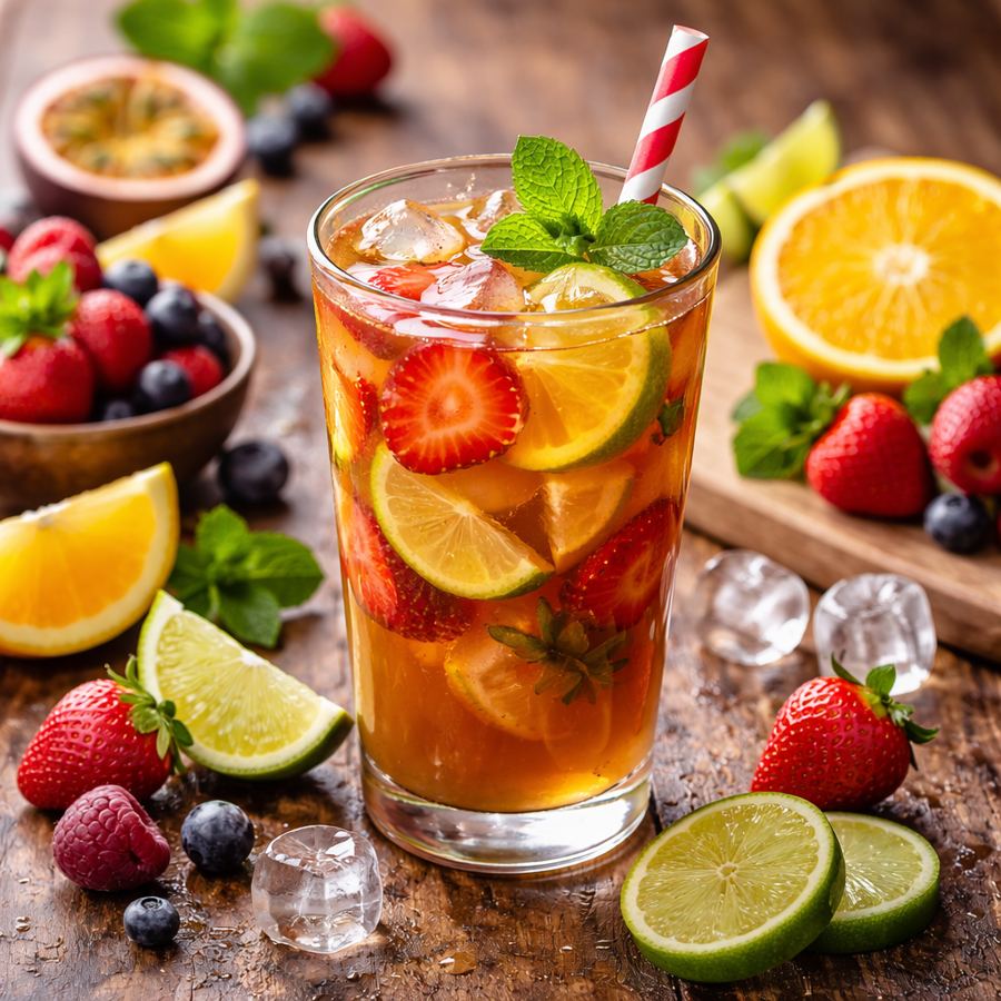 Foto Fruite Tea segar