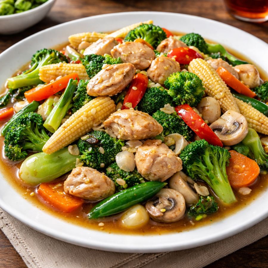 Foto Cap Cay Goreng Ayam