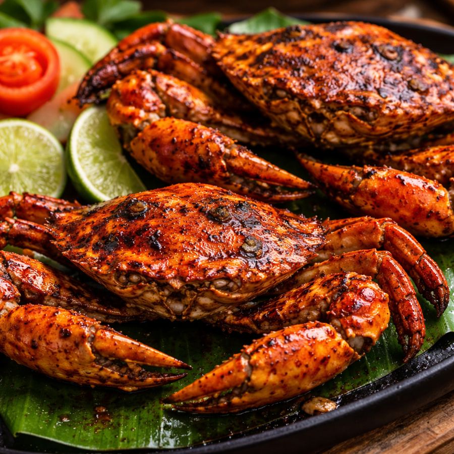 Foto Kepiting Jantan (L) Bakar Ala Bandar / Butter Garlic / Saus