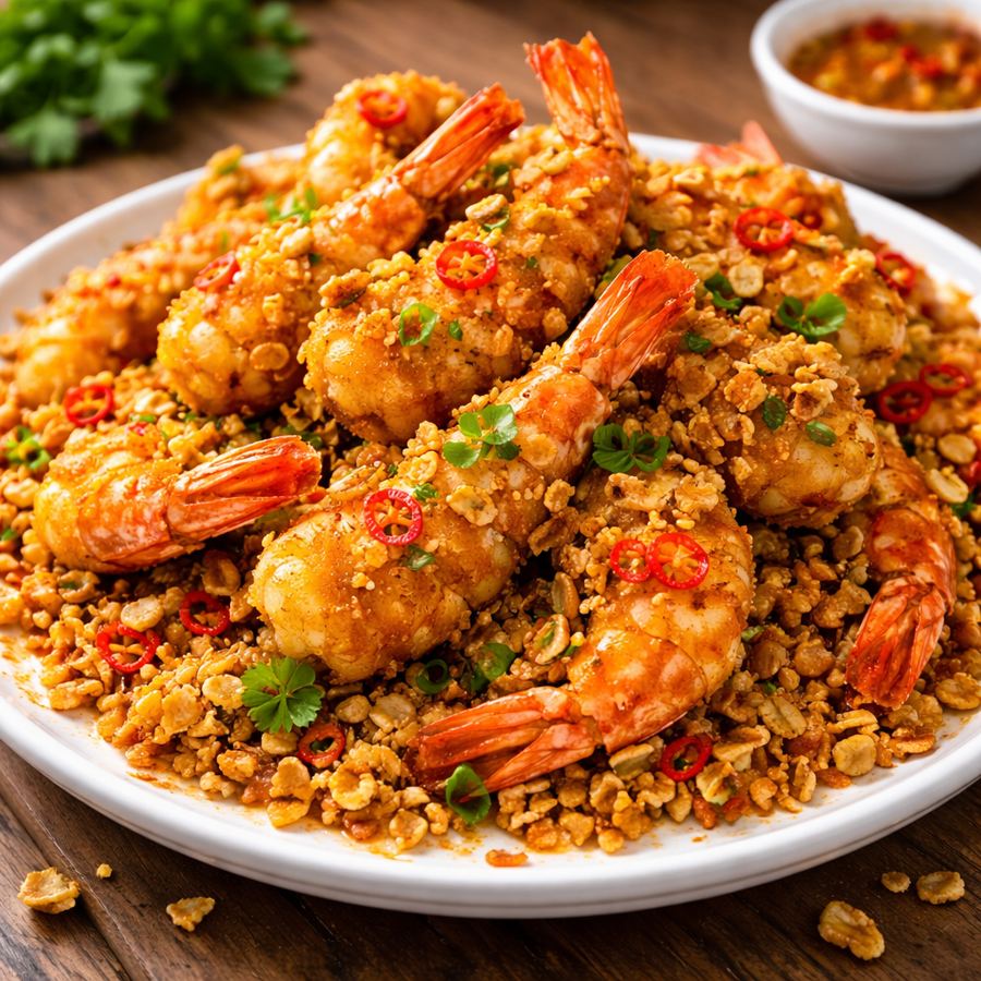Foto Udang Goreng Gandum