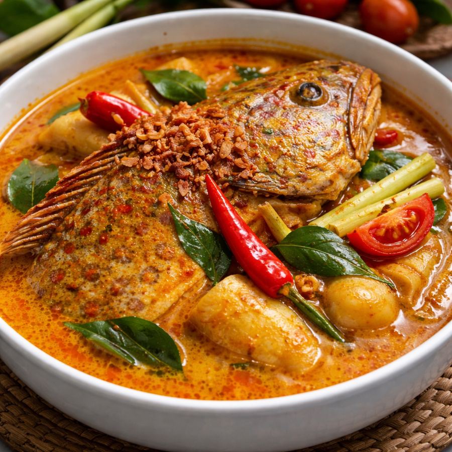 Foto Kerapu Raja Live Gulai / Kuah Pindang / Kuah Sayur Asin