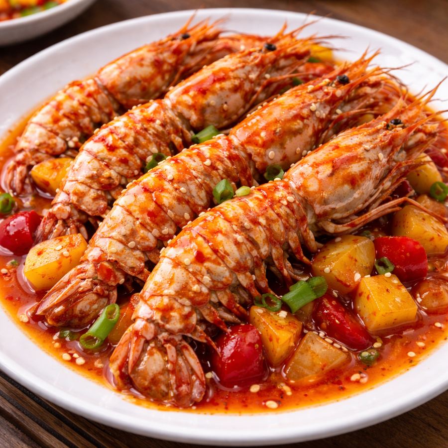 Foto Udang Peci Super Saus Asam Manis