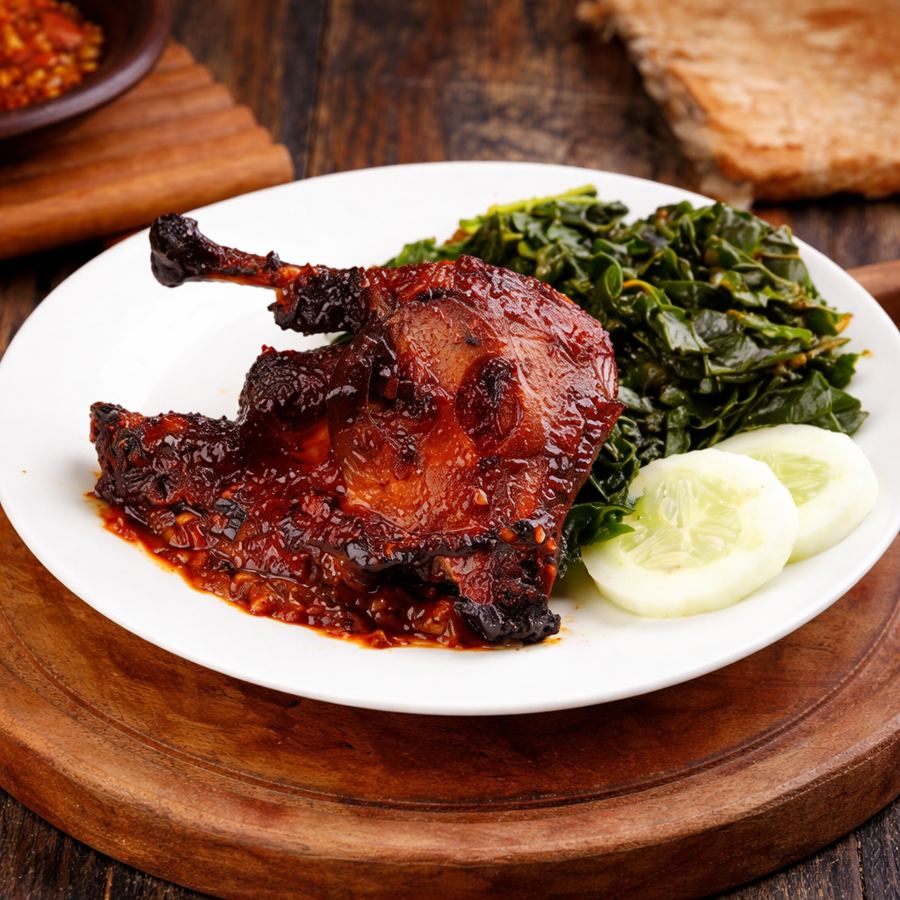 Foto Bebek Bakar Paha