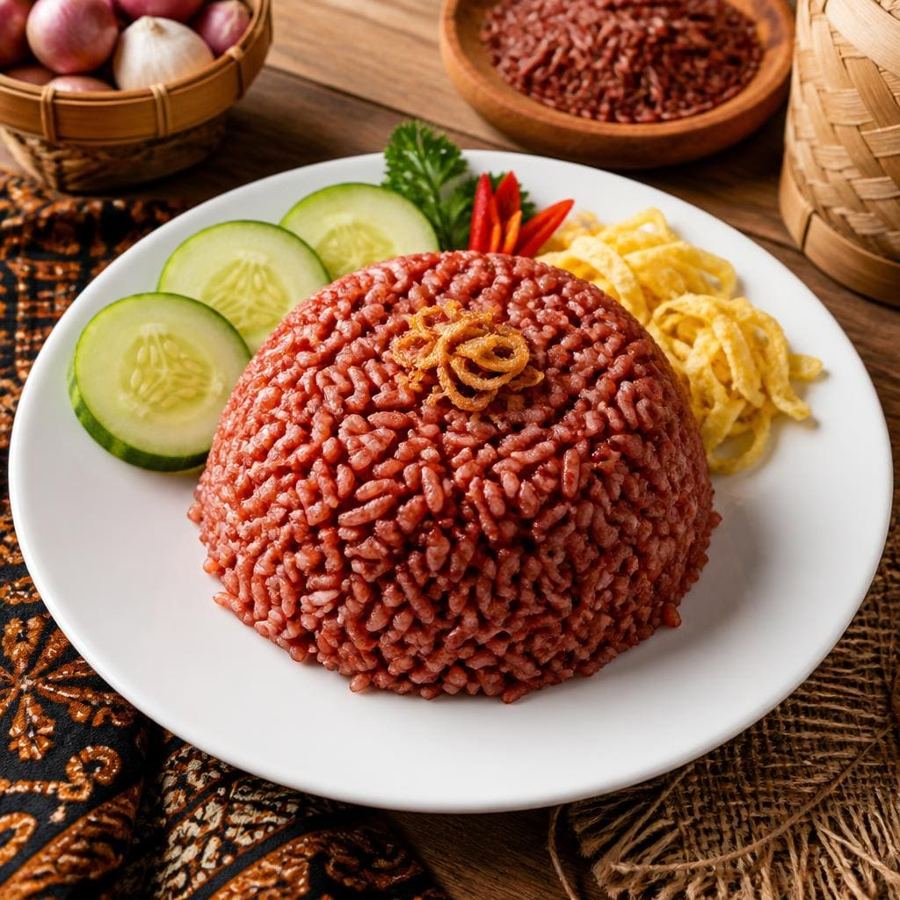 Foto Nasi Merah