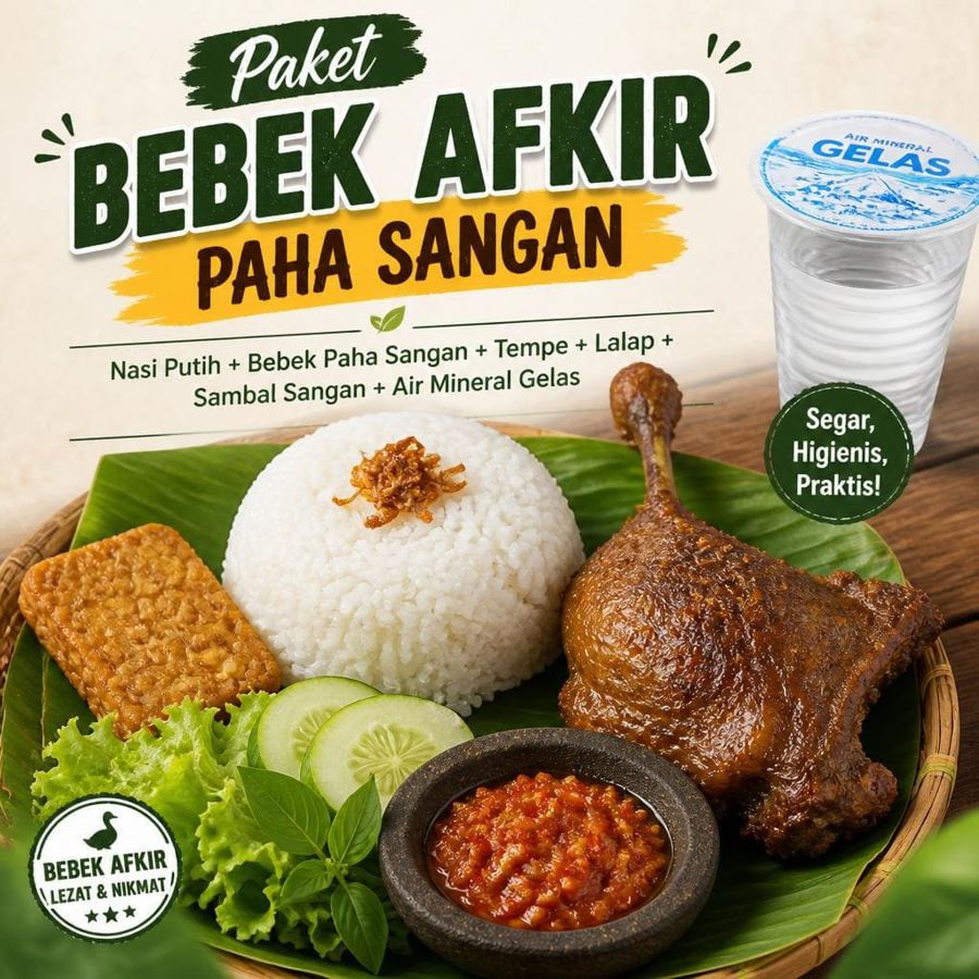 Foto Paket Bebek Afkir Paha Sangan