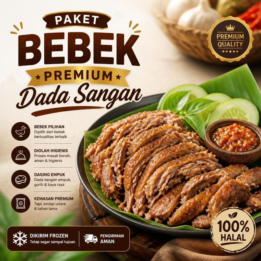 Foto Paket Bebek Premium Dada Sangan