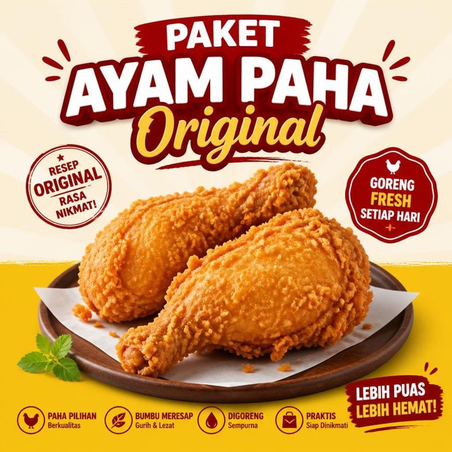 Foto Paket Ayam Paha Original