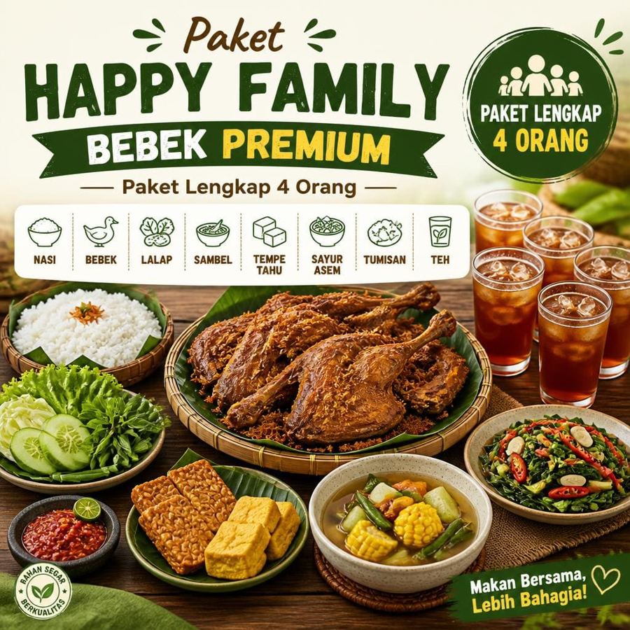 Foto Paket Happy Family Bebek Premium