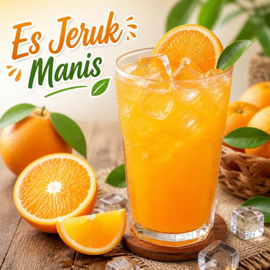 Foto Es Jeruk Manis