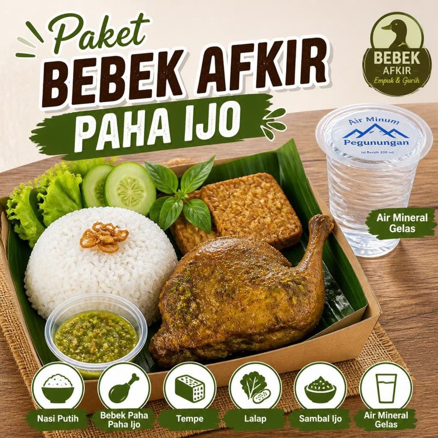 Foto Paket Bebek Afkir Paha Ijo