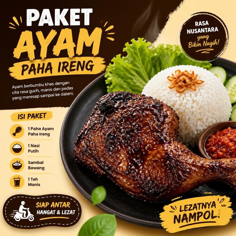 Foto Paket Ayam Paha Ireng