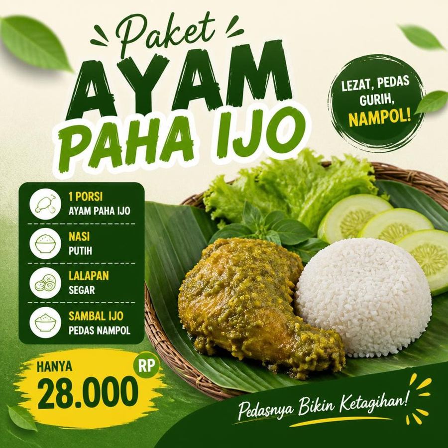Foto Paket Ayam Paha Ijo
