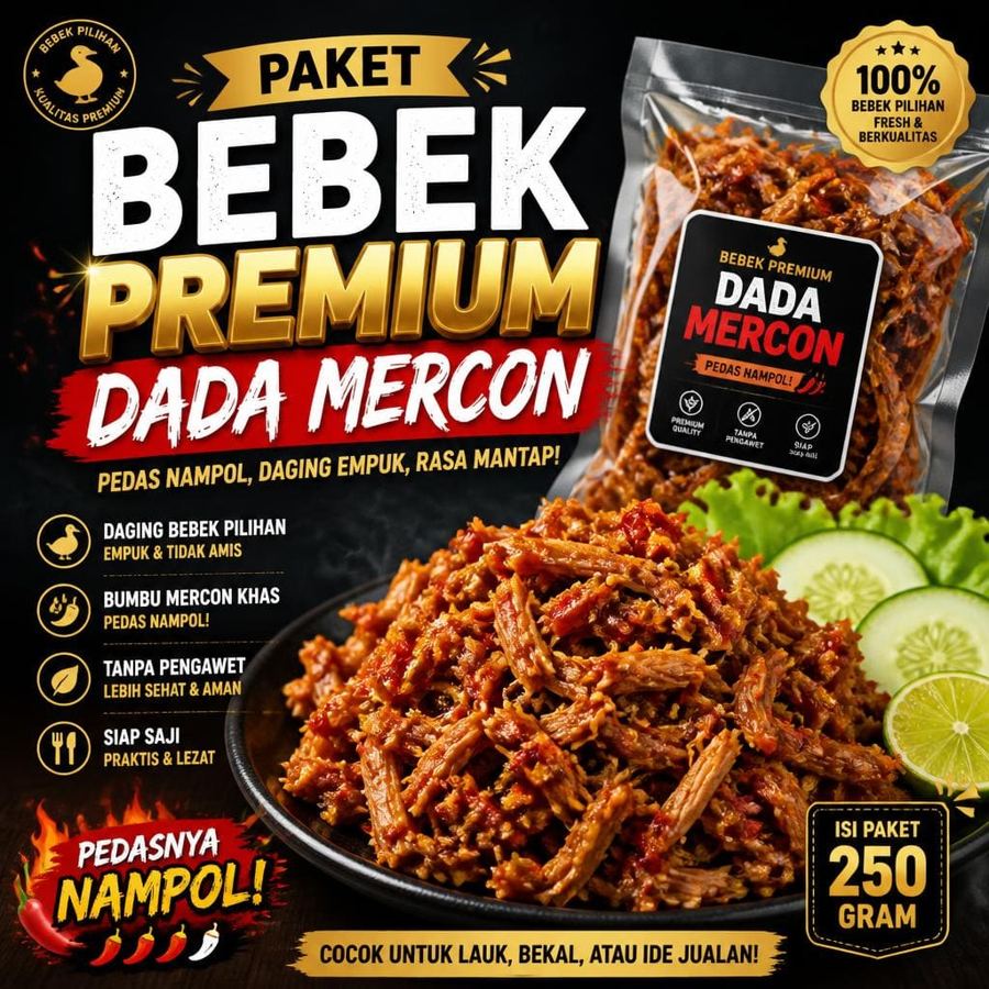 Foto Paket Bebek Premium Dada Mercon